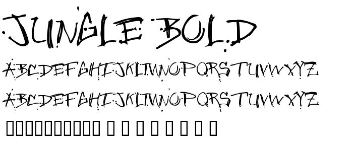Jungle Bold font